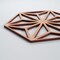Ekena Millwork Small Hampton Decorative Fretwork Wood Wall Panels, Cherry, 11 3/8"W x 13 1/8"H x 3/8"T WALW12X12X0375HMPCH - alternate 4